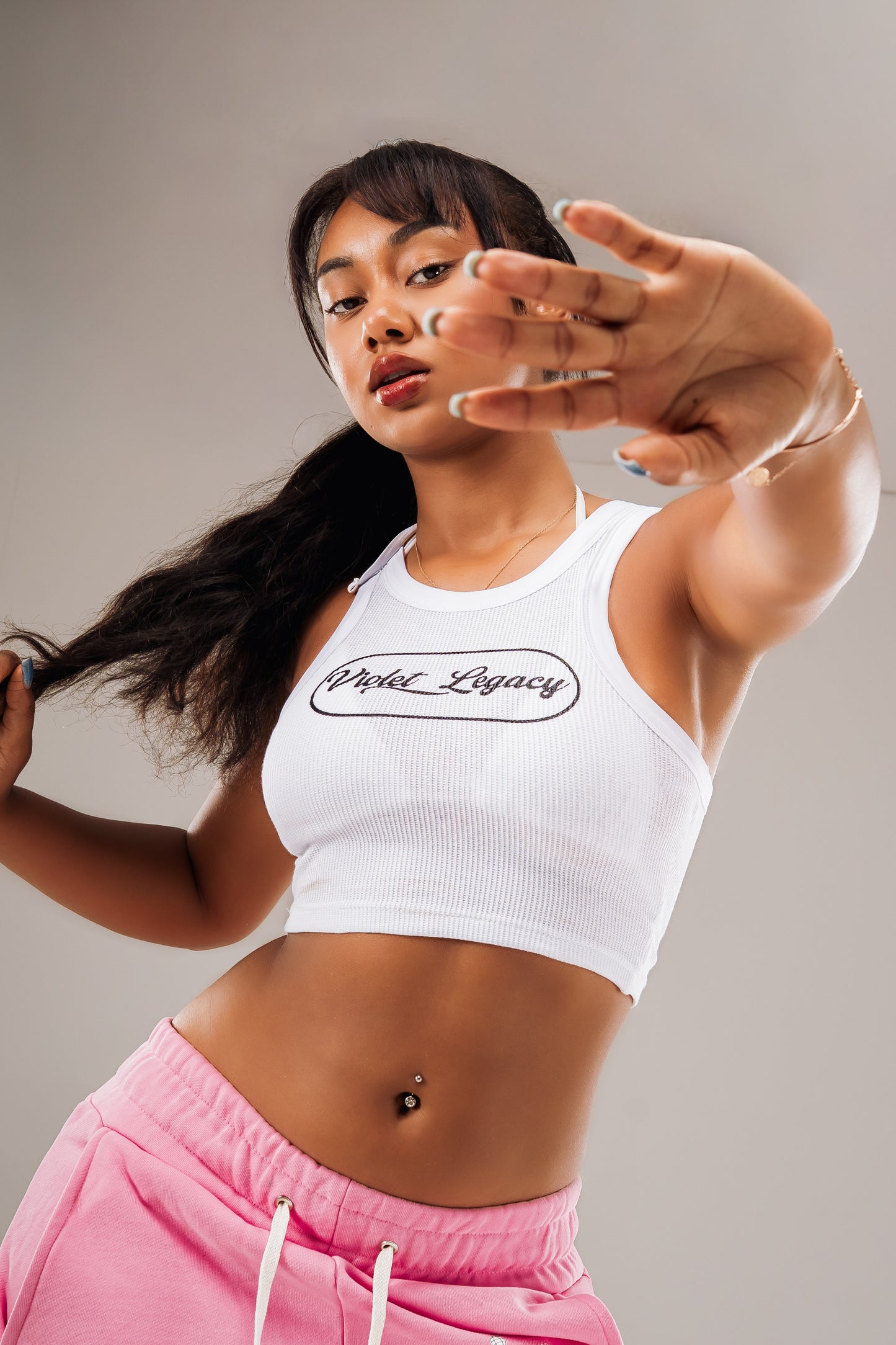 The "VOC" cropped tank top