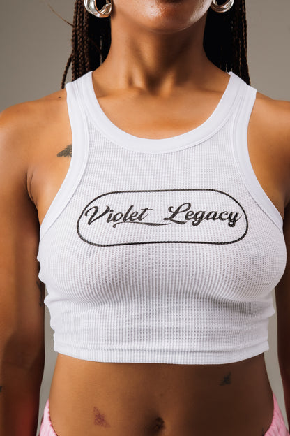 The "VOC" cropped tank top